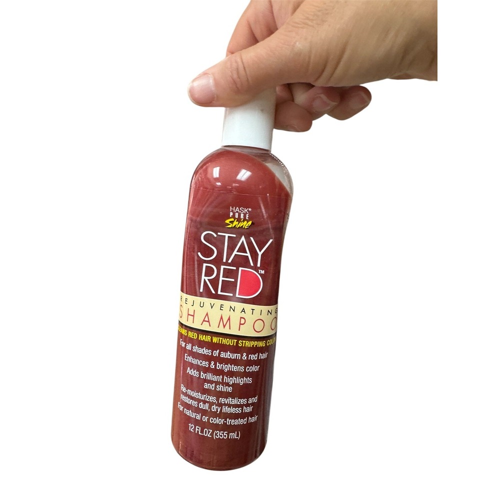 HASK pure shine stay red shampoo two bottles new Original Formula new bottle